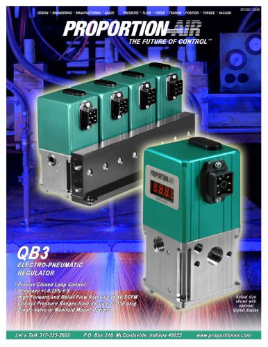 QB3 ELECTRO-PNEUMATIC REGULATOR