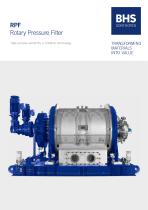 Rotary pressure filter