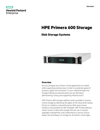 HPE Primera 600 Storage