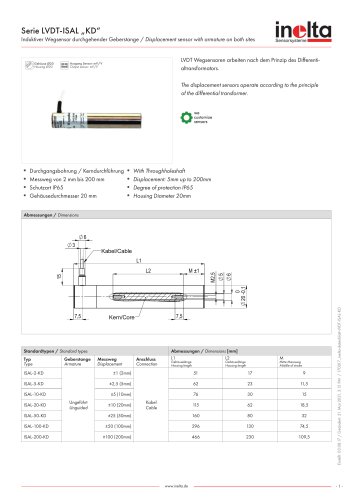 LVDT-ISAL "KD"