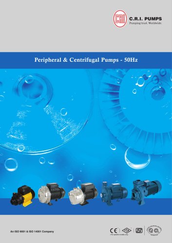 PERIPHERAL CENTRIFUGAL PUMPS 50 HZ