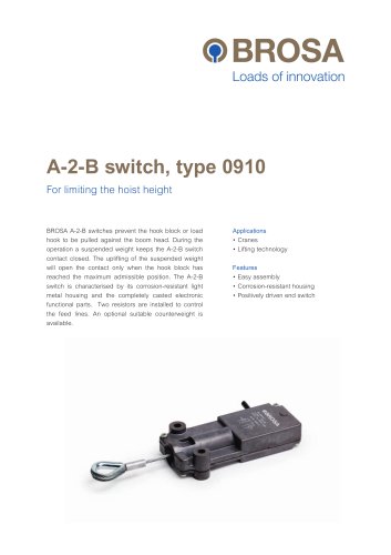 Anti two-block switch Type 0910