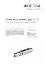 Shear force sensor Type 0210