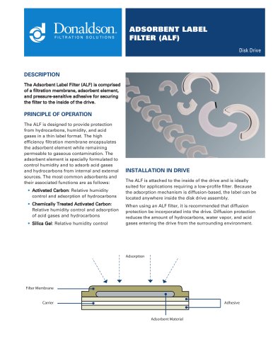 ADSORBENT LABEL FILTER (ALF)