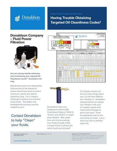 Bulk Oil Cleaniness Levels