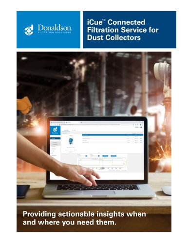 iCue™ Connected Filtration Service for Dust Collectors