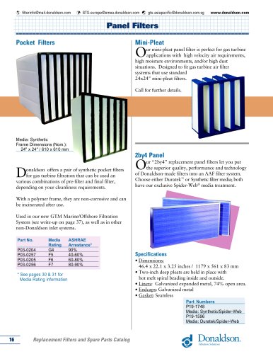 panel filter