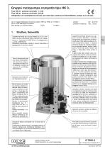 Gruppo motopompa compatto tipo HK 3 - 1