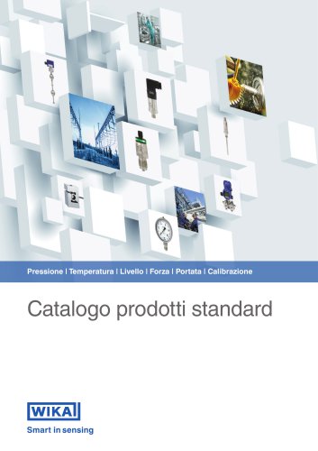 Catalogo prodotti standard