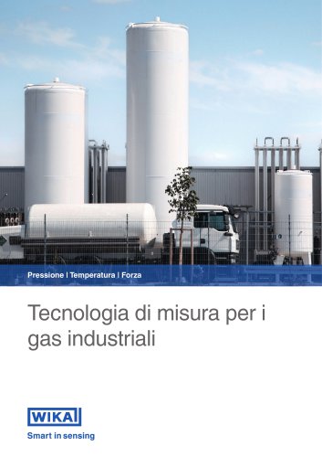 Pressione | Temperatura | Forza Tecnologia di misura per i gas industriali