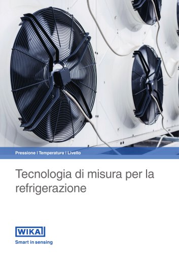 Pressione | Temperatura | Livello Tecnologia di misura per la refrigerazione