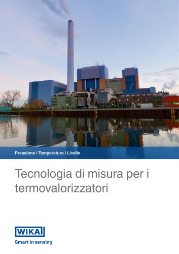 Tecnologia di misura per i termovalorizzatori
