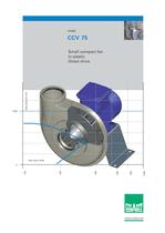 Small compact fan CCV 75