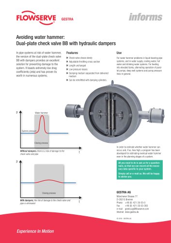 GESTRA-INFORMS-DUAL-PLATE-CHECK-VALVE-BB-WITH-HYDRAULIC-DAMPERS