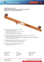 TA Crane - Articulated Underslung Crane