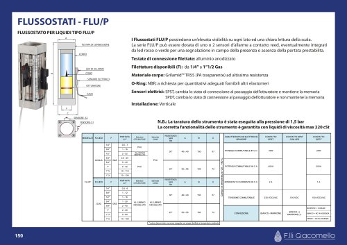 FLUSSOSTATI - FLU/P