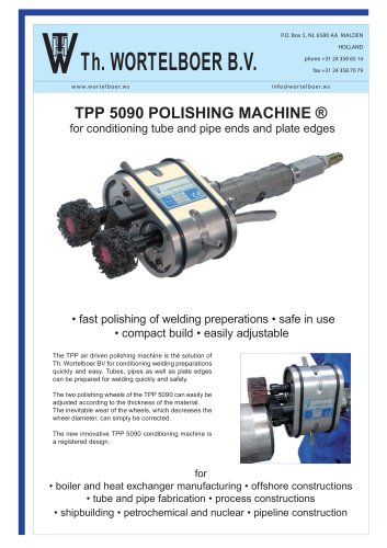 TPP 5090 Polishing machine