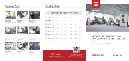 Metal Chips Briquetting Press Line