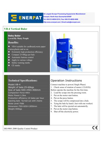 Vertical Balers (VB-4)