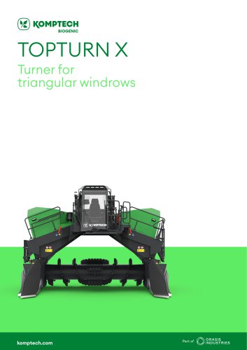 Topturn X - Turner for triangular Windrows