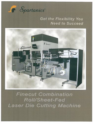 Finecut Combination Roll/Sheet Fed LASER DIE CUTTING MACHINE