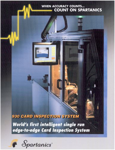 M930 Plastic Card Inspection Machine