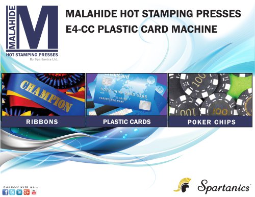 Malahide E4-CC Plastic Card Machine