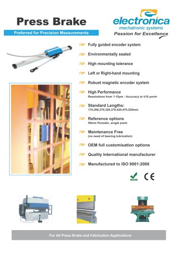 Press Brake Encoder Flyer