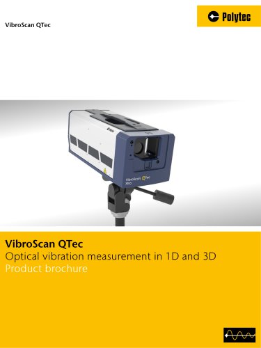 Brochure - All new VibroScan QTec Scanning Vibrometer