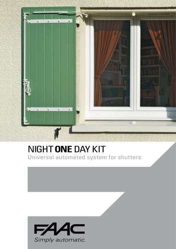 Night One Day: automated system for shutters