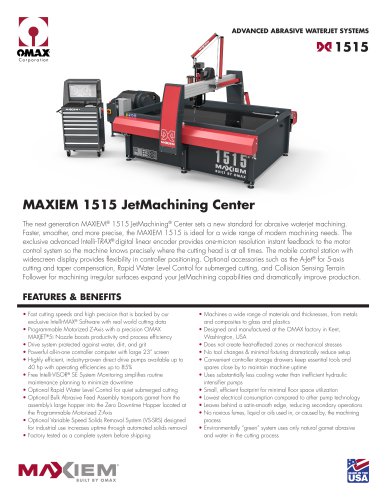 MAXIEM 1515 JetMachining Center