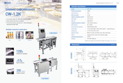 Checkweigher CW-1.2K