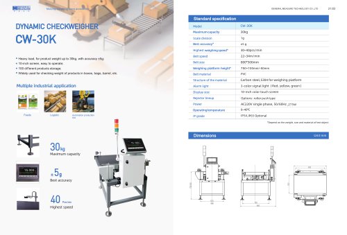 Checkweigher CW-30K