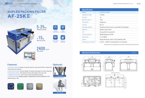 Dual Packing Filler AF-25K II