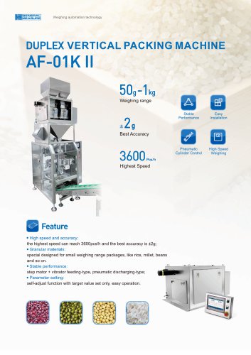 Duplex Vertical Packing Machine