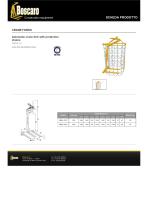 Automatic crane fork with protection chains MBRA-CP