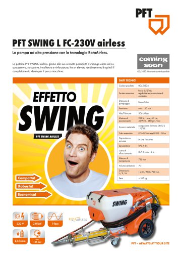 PFT Swing airless 230V