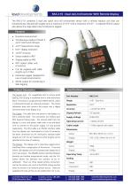 RAS-2-10 : Dual Axis Inclinometer With Remote Display