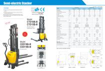 XILIN Economical Semi-electric Stacker ( 1000-1500 kg | CDDB-III) for Warehouse