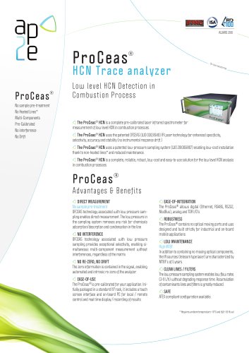 ProCeas® HCN analyzer