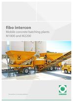 Mobile concrete batching plants M1800 and M2200