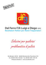 Catalogo Raschiatori Sistema "dfg-brevettato" - 1