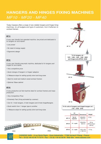 MF20 - PNEUMATIC MACHINE