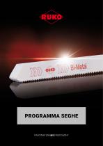 Programma seghe - 1