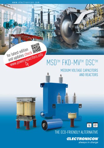 MEDIUM VOLTAGE CAPACITORS AND REACTORS