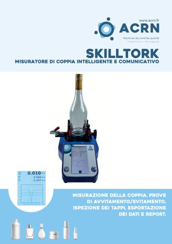 Scheda Tecnica Torsiometro  SkillTork