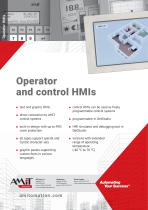 Operator and control HMIs