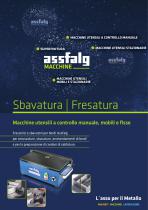 Fresatrici et sbabatori per bordi Assfalg