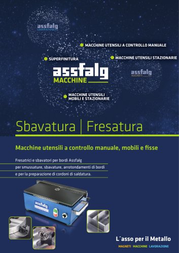 Fresatrici et sbabatori per bordi Assfalg