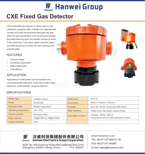 CXE Fixed Gas Detector